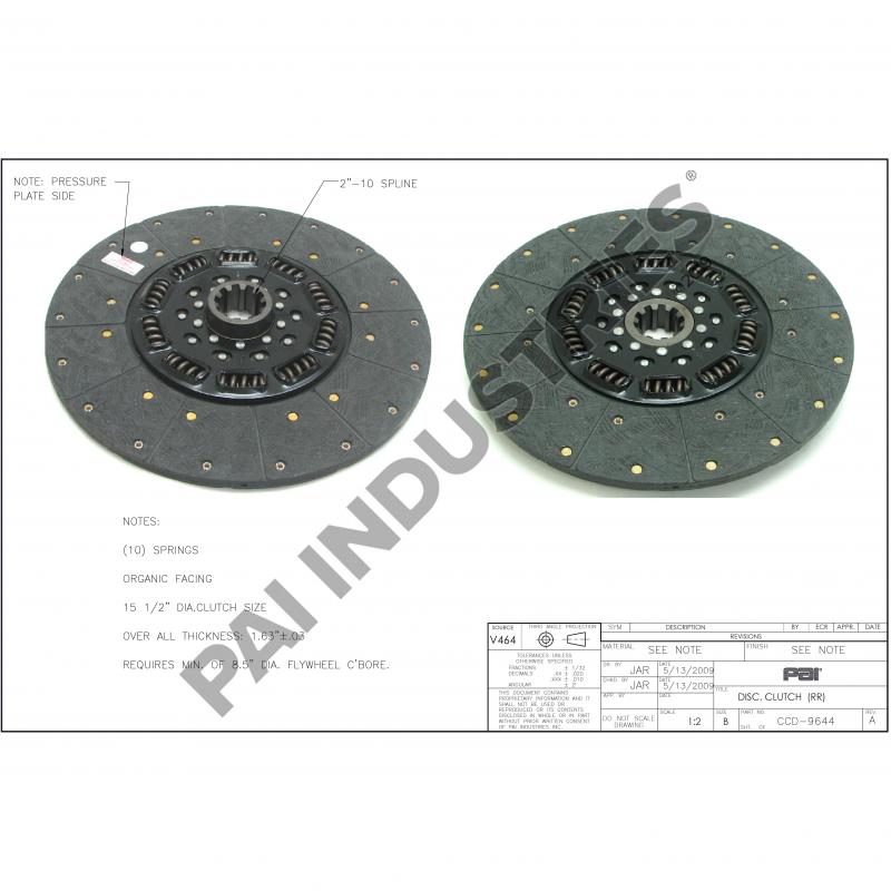 CLUTCH DISC 128446