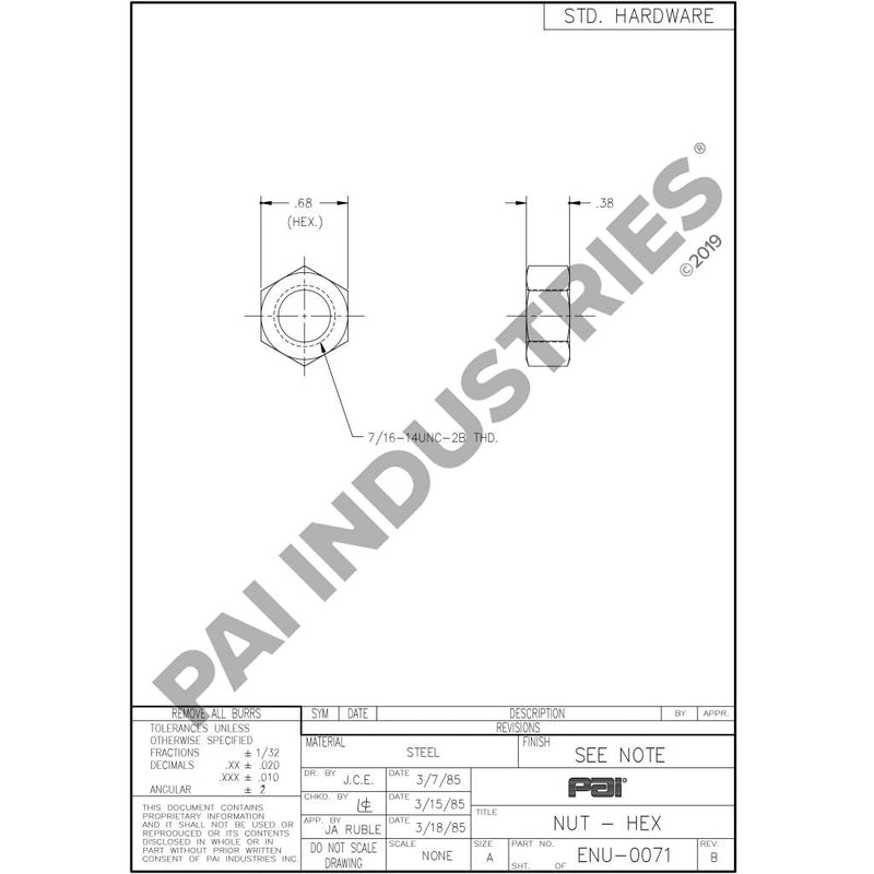 NUT 22AX22C