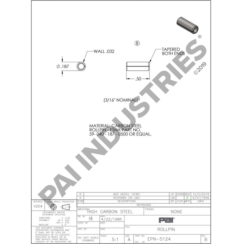 DOWEL PIN 31AX532