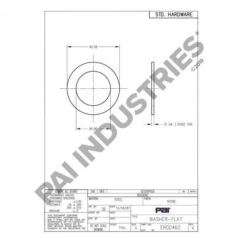 WASHER 1229-T-1736