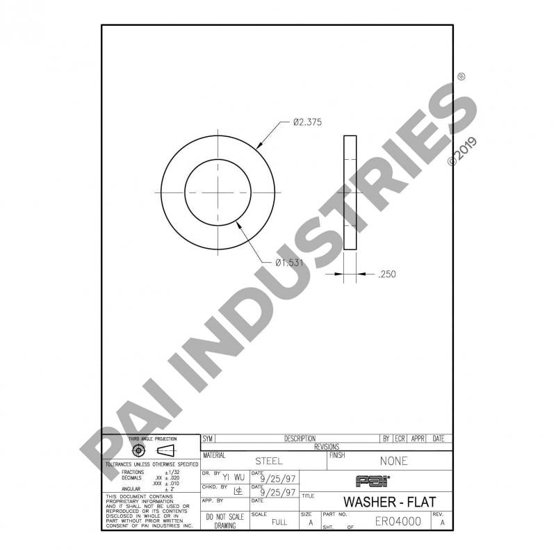 YOKE WASHER 1229-F-2918