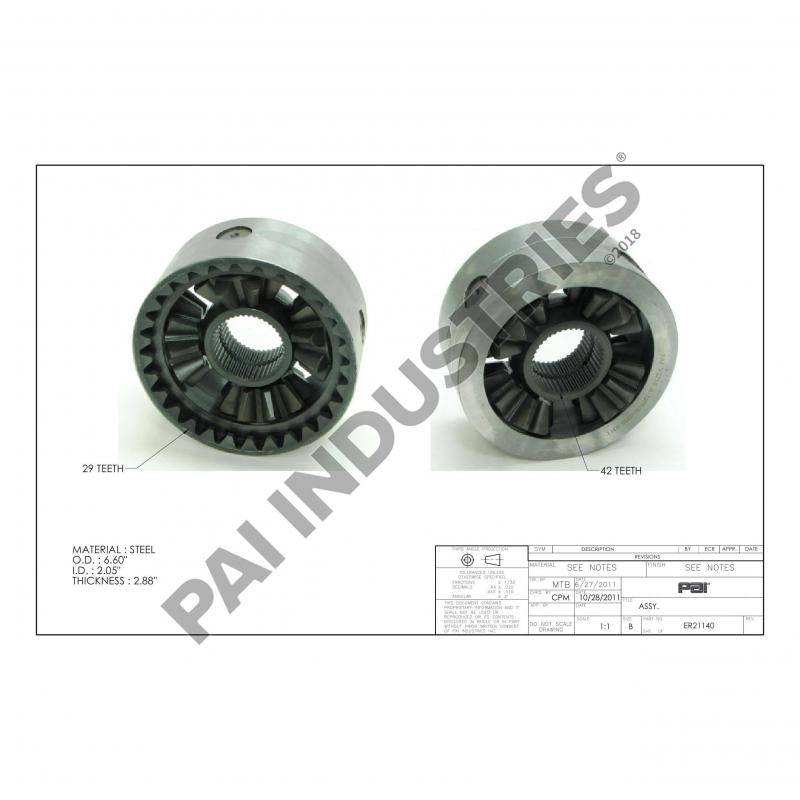 INTERAXLE DIFFERENTIAL A-3235-W-2025