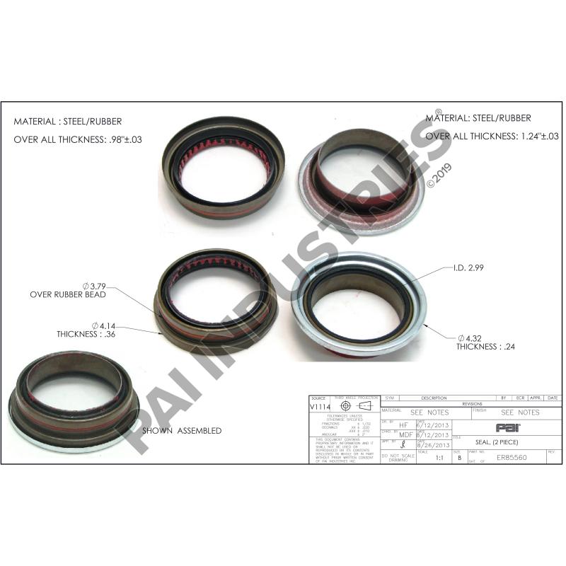 INPUT SHAFT SEAL A1-1205-Y-2729