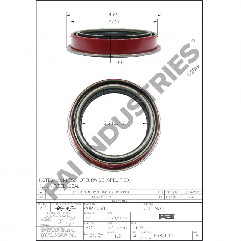 SEAL 8235-A1205R2592