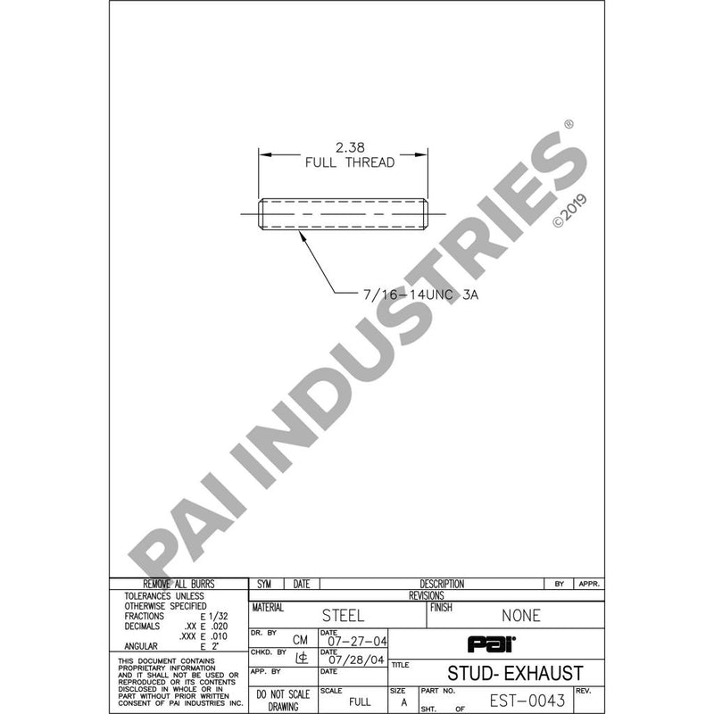 STUD 616GC248