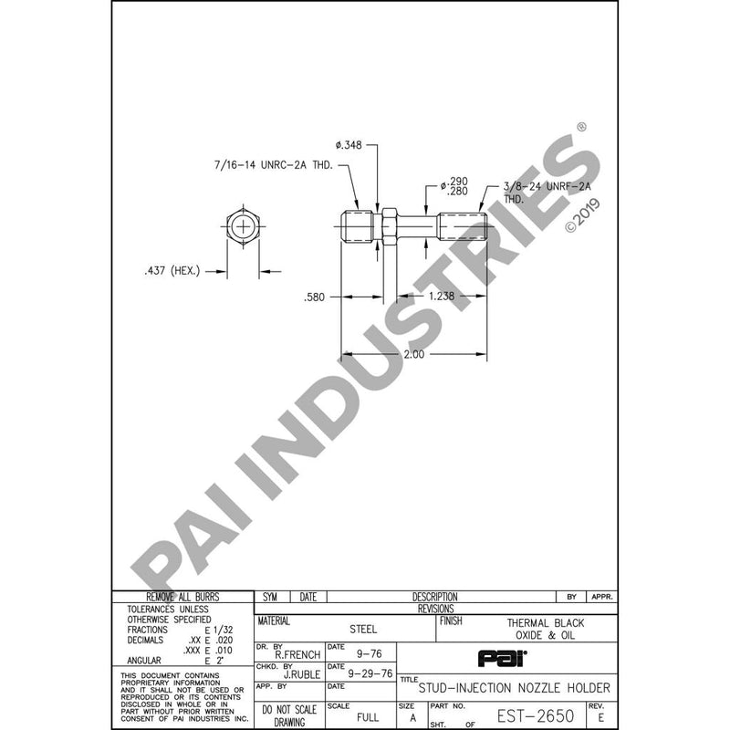 STUD 616GC116