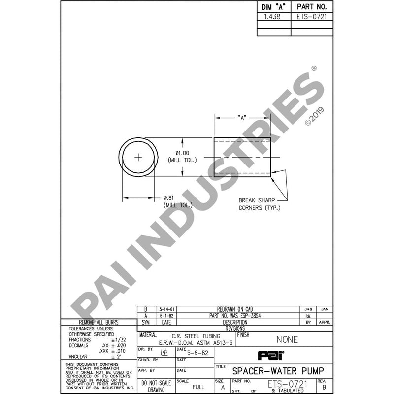 SPACER 550GC22P1