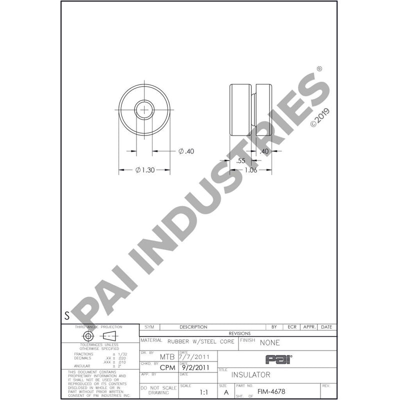 EXTRA OIL RESISTANT INSULATOR 20QL37P6