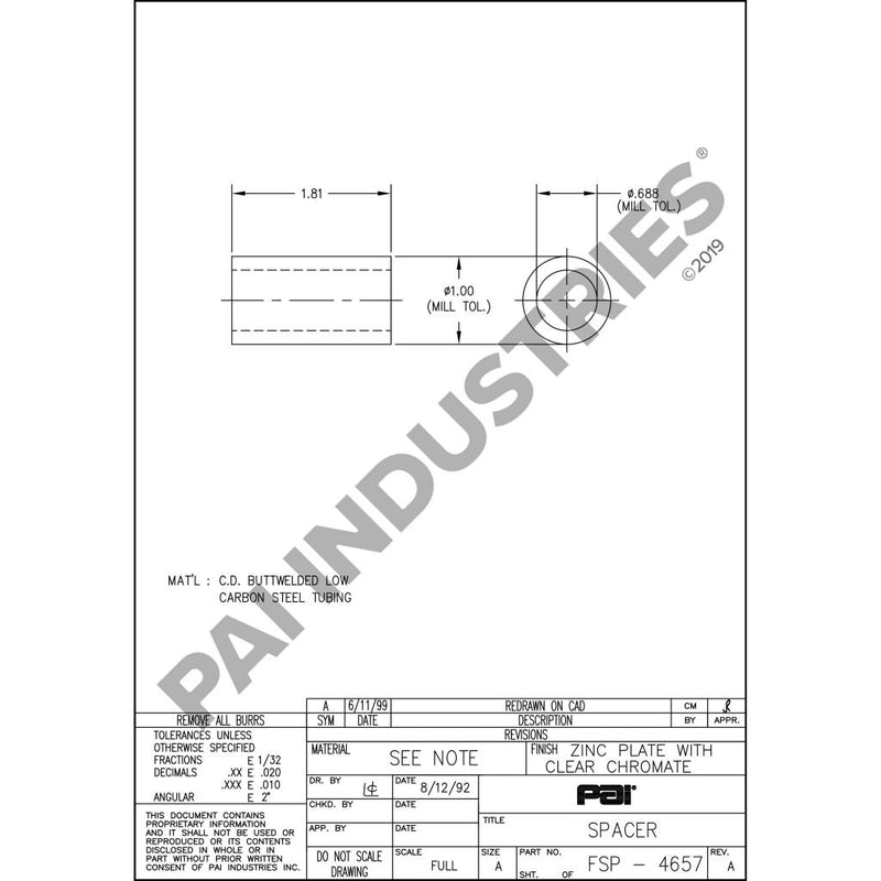 SPACER 73RU12254M