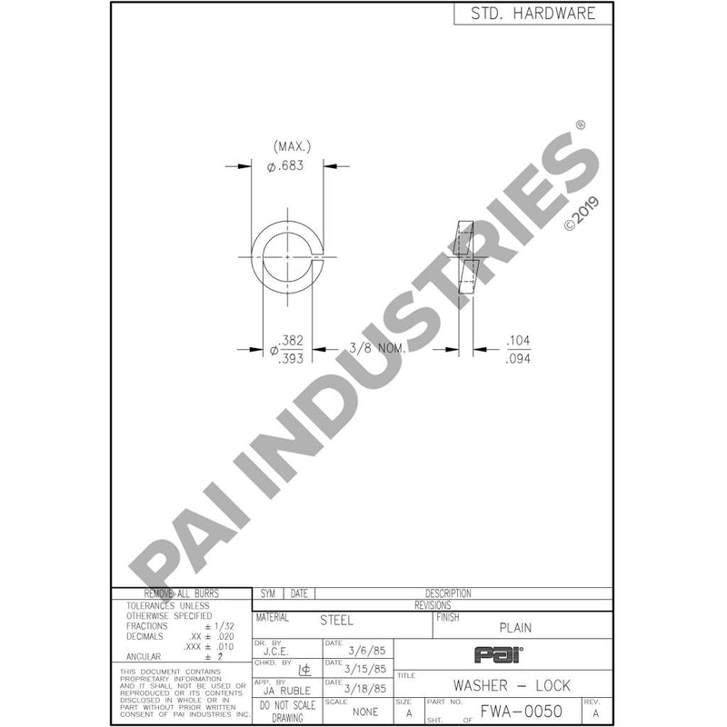 WASHER 36AX3