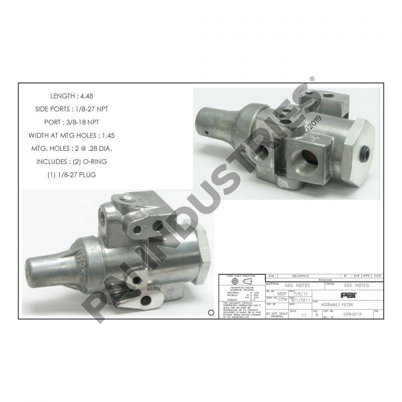 FILTER VALVE ASSEMBLY 3088-K2170