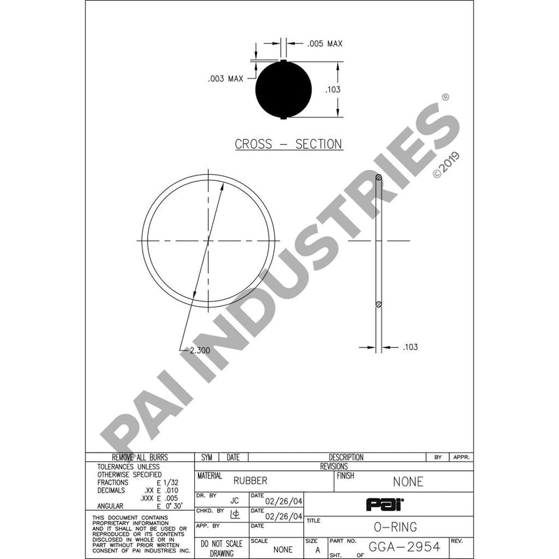 O-RING 56AX557