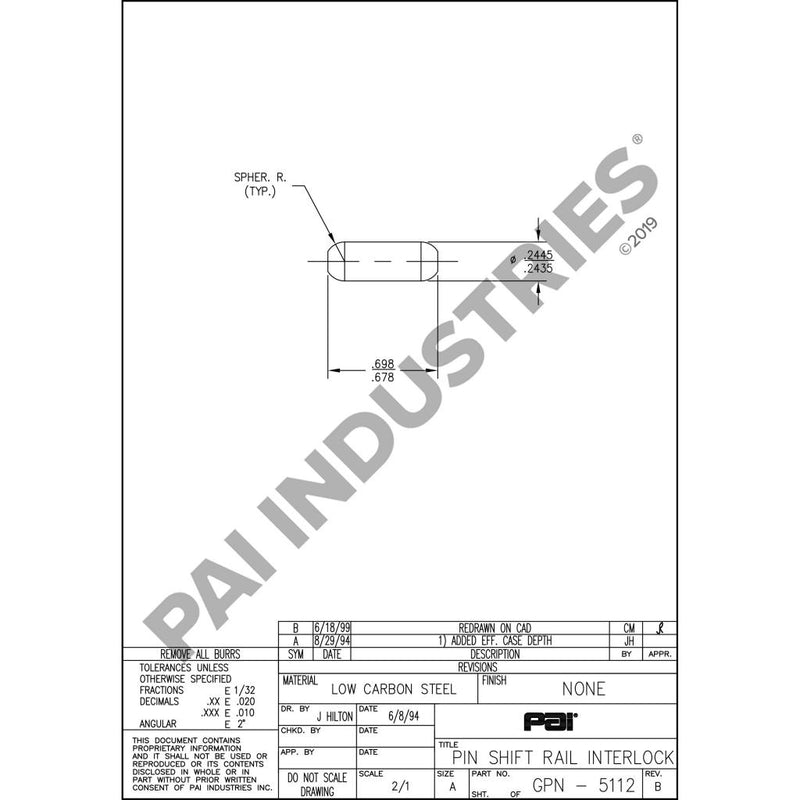 INTERLOCK PIN 301KC242