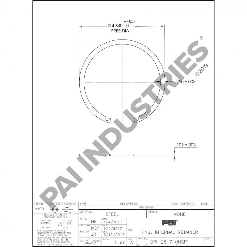 RETAINING RING 97AX272