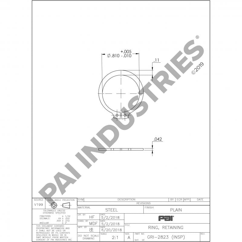 RETAINING RING 97AX70