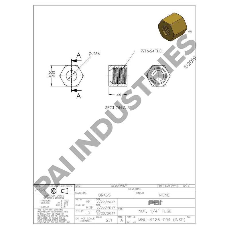 NUT 63AX3438