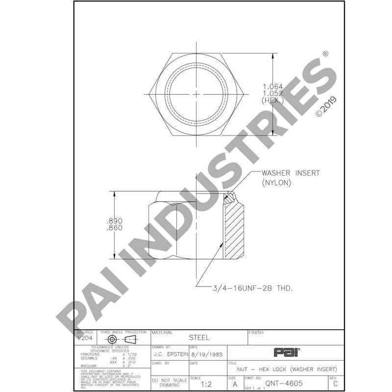 LOCKING NUT 21AX440