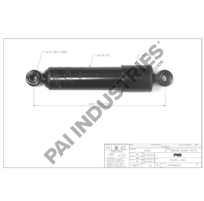 MACK VOLVO SHOCK ABSORBER 22662259